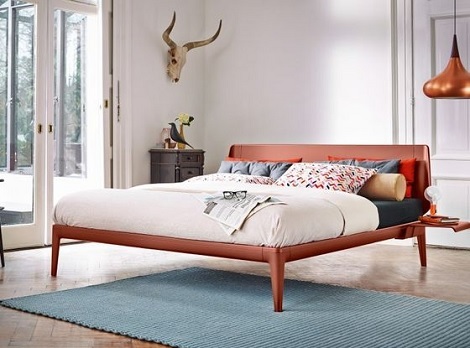 Auping_Essential_bed_rusty_red_design