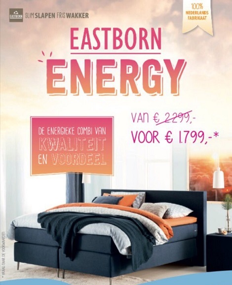 Eastborn Boxspring Energie nu extra voordelige setprijs