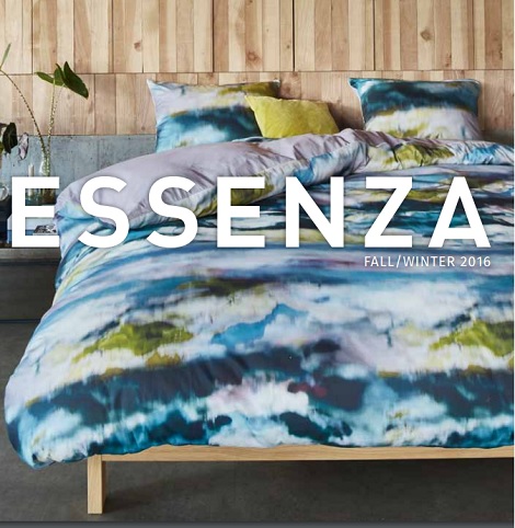 Essenza folder winter 2016, inspiratie voor overtrekken, slopen, sierkussens, plaid van katoen of wol
