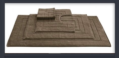 ATLANTA badmat,toiletmat,bidetmat. Kleur desert , driftwood VanDyck