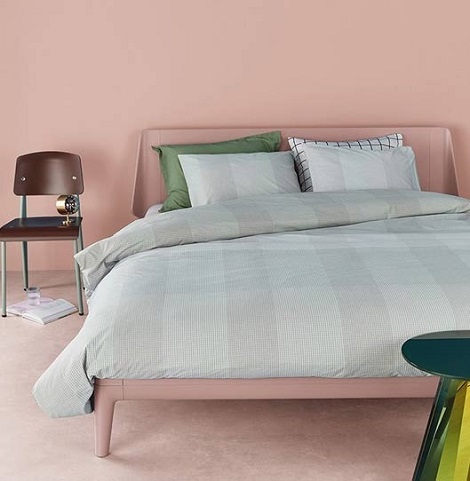Auping Essential bed,kleur skin,tweepersoons,litsjumaux,eenpersoons