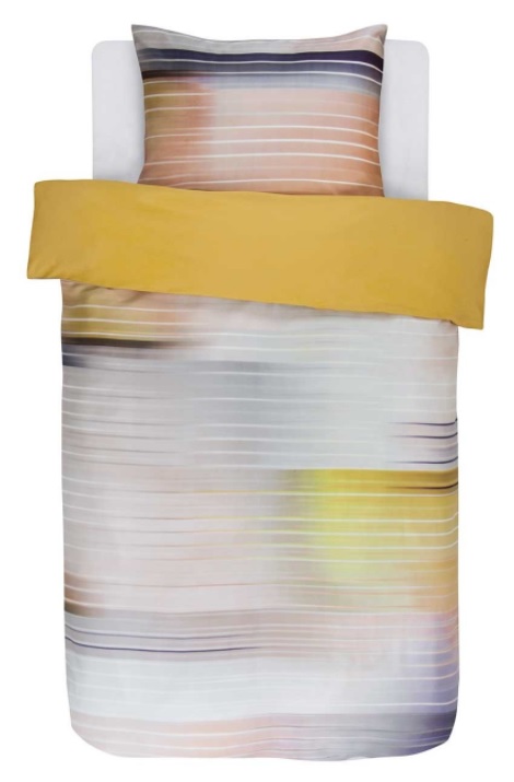 Essenza dekbedovertrek Fais,kleur,neutral,katoensatijn,streep,korting