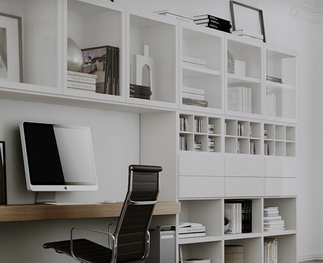 Carre_bureau_boekenkast_bovenkast_vitrine_laden_maatwerk