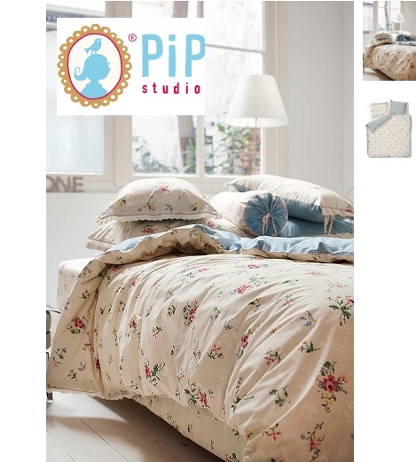Pip Granny dekbedovertrek, kleur :ecru