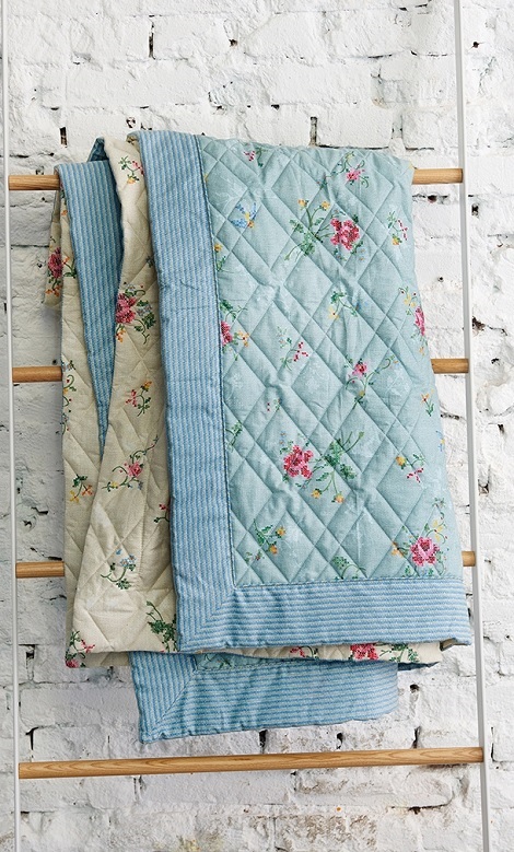 Pip sprei Granny green,cream,bloem,Maat,160x265,180x265,220x265,270x265cm