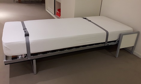 Opruiming eenpersoons opklapbed Cubed met schoolbord, Boone,
