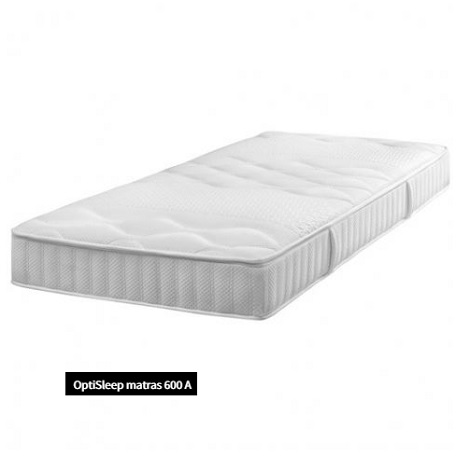 Kindermatras Optisleep 600A voor de juiste ondersteuning, 7 zone matras