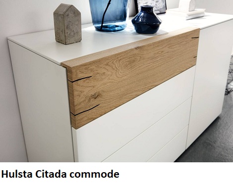 Hulsta Citada commode, 5 laden,wit