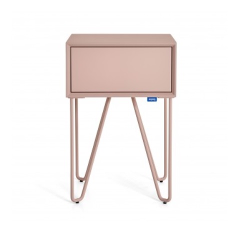 Auping nachtkast pixel,bed, kleur : blush