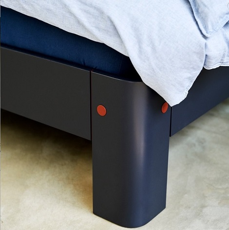 Auping Auronde 1500 41,5 cm. hoog, Night-bleu accent,burgundy,kle
