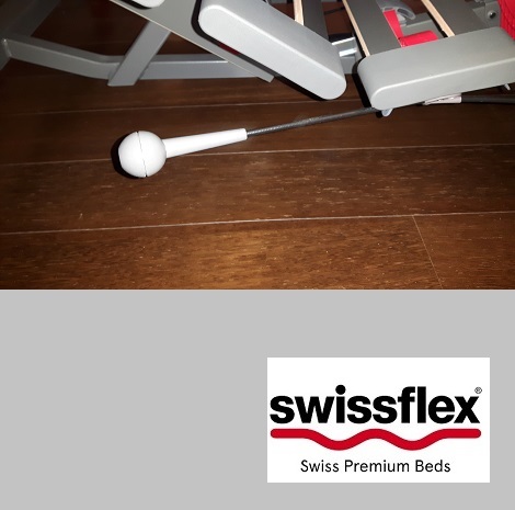 Swissflex lattenbodem met gasveer, SF 20 kwaliteit, geen elektro smock, zitstand, relaxstand, rug, benen